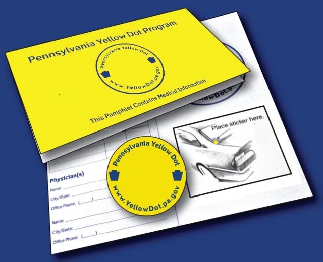 Yellow Dot Program Unity Township Bureau Of Fire