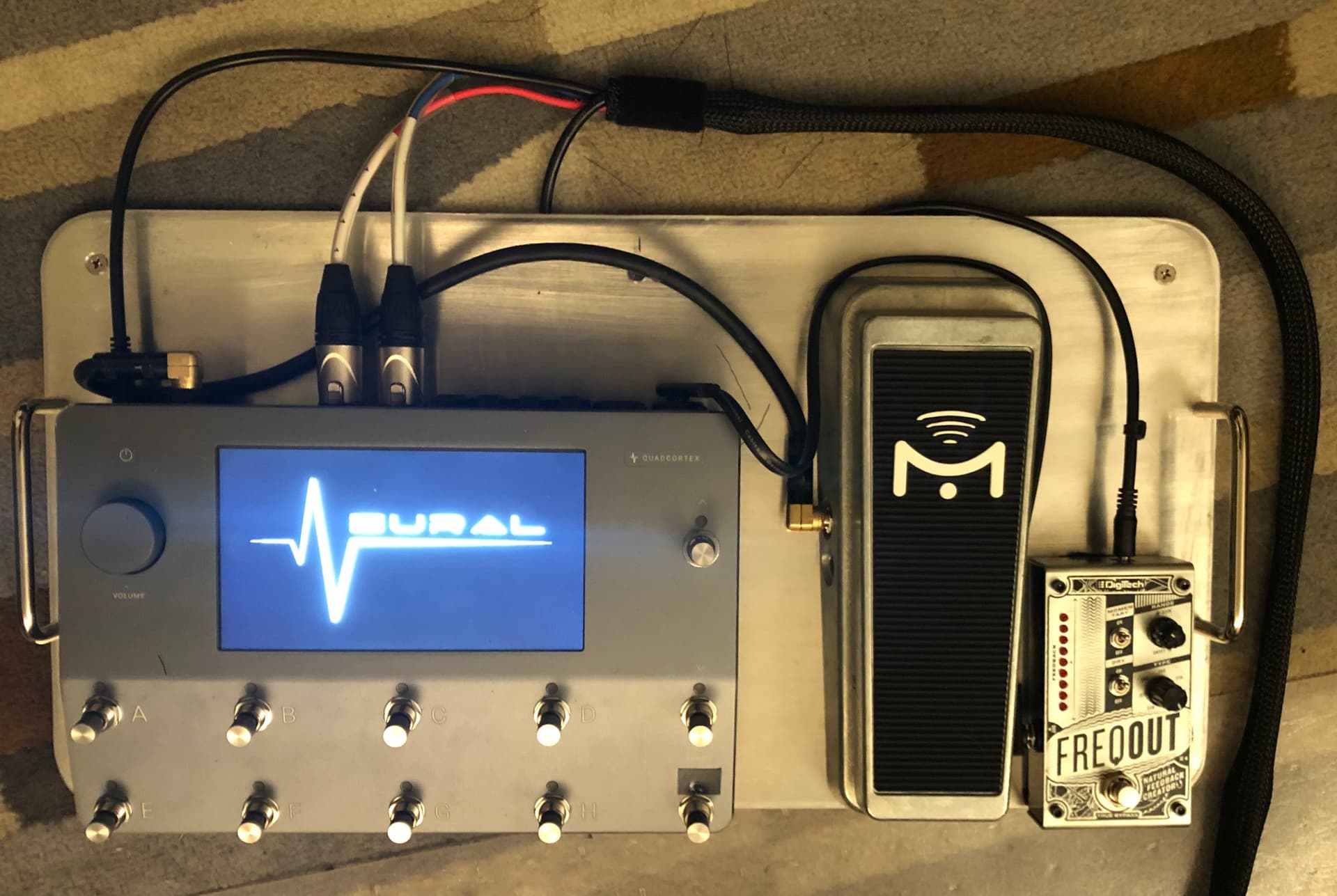 What kind of pedalboard are you guys using? Quad Cortex Neural DSP