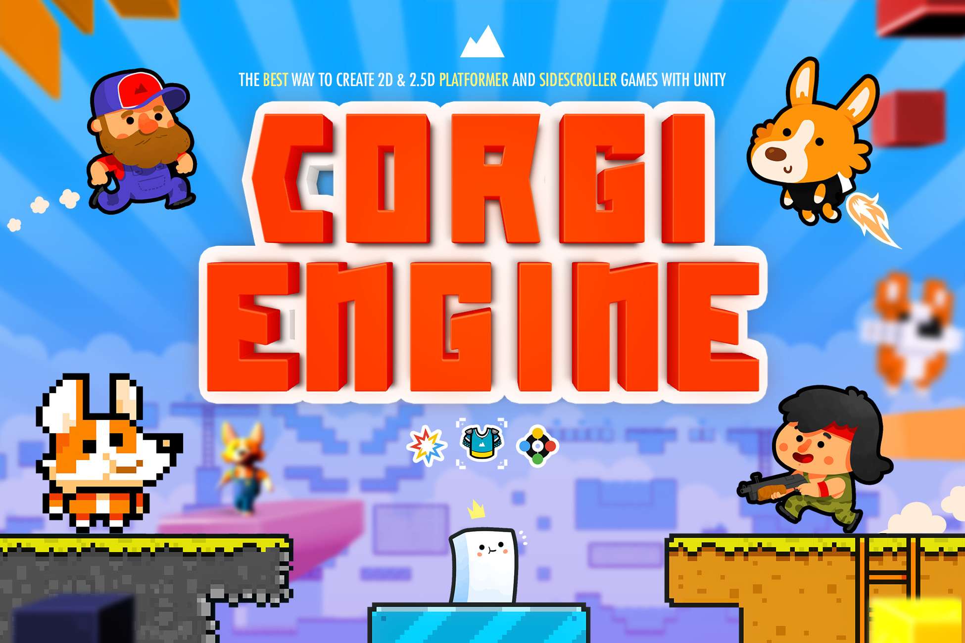Engine 2D + 2.5D Platformer Free Download