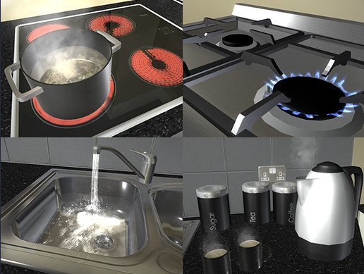 Kitchen Cooking FX Free Download Unity Asset Collection