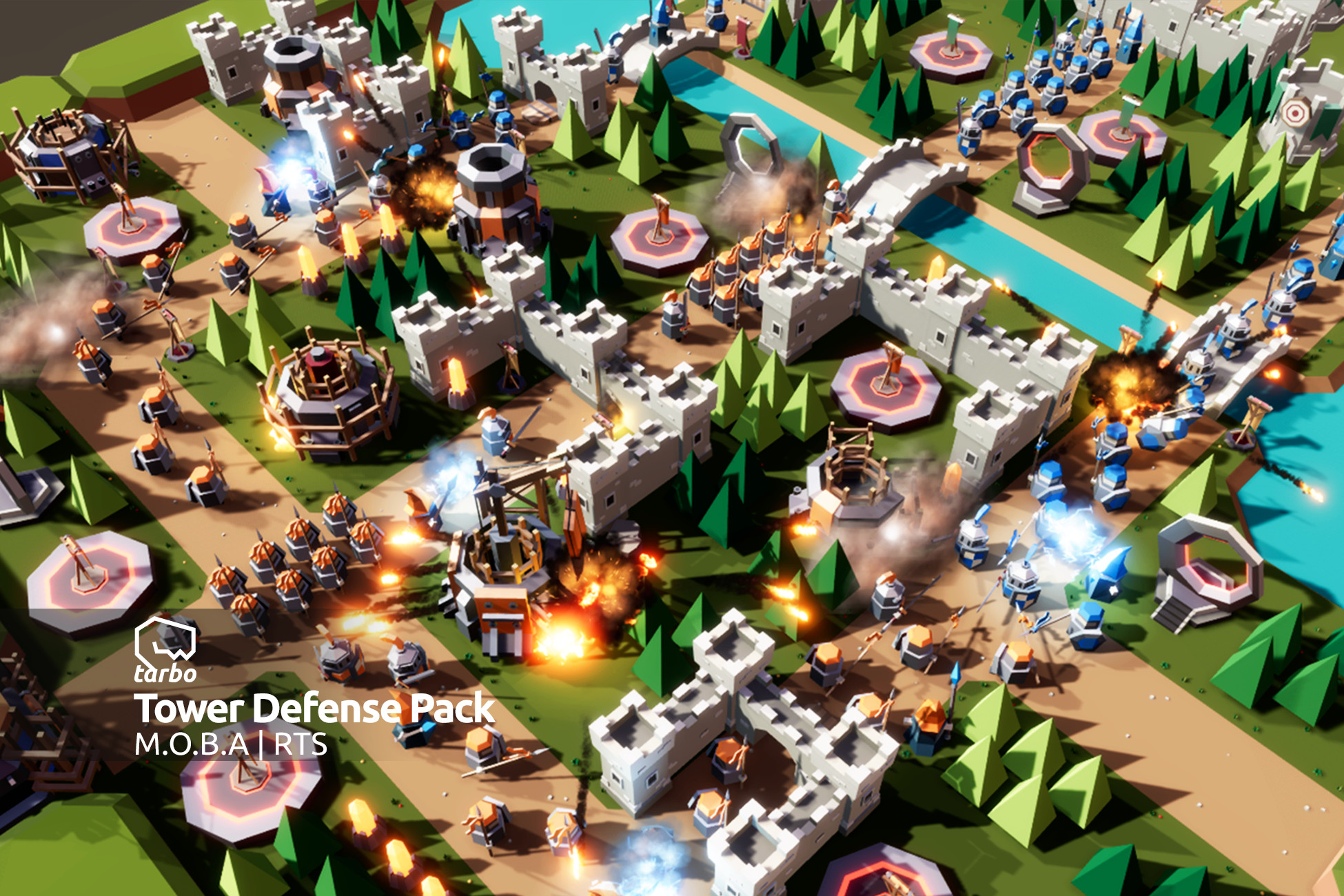 Tower Defense Pack Free Download Unity Asset Collection