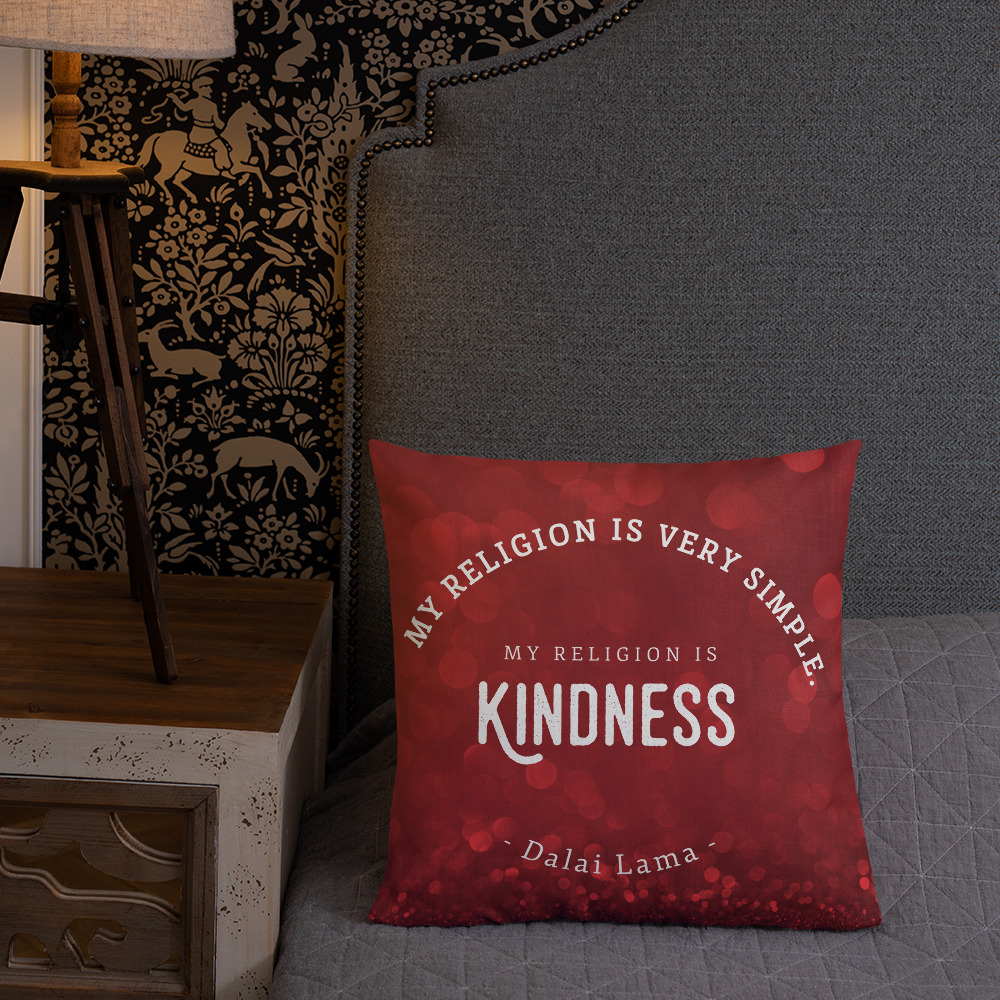 Kindness Premium Pillow Unity in Mind