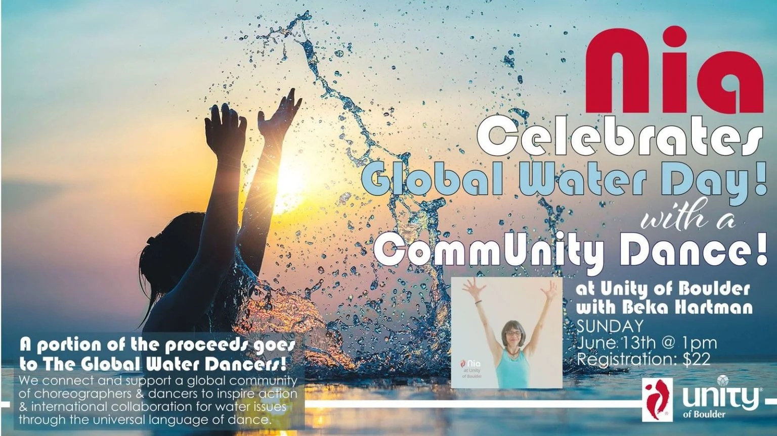 Events Going On July 4 2023 Nia Celebrates GLOBAL WATER DAY · Unity of Boulder Spiritual Community