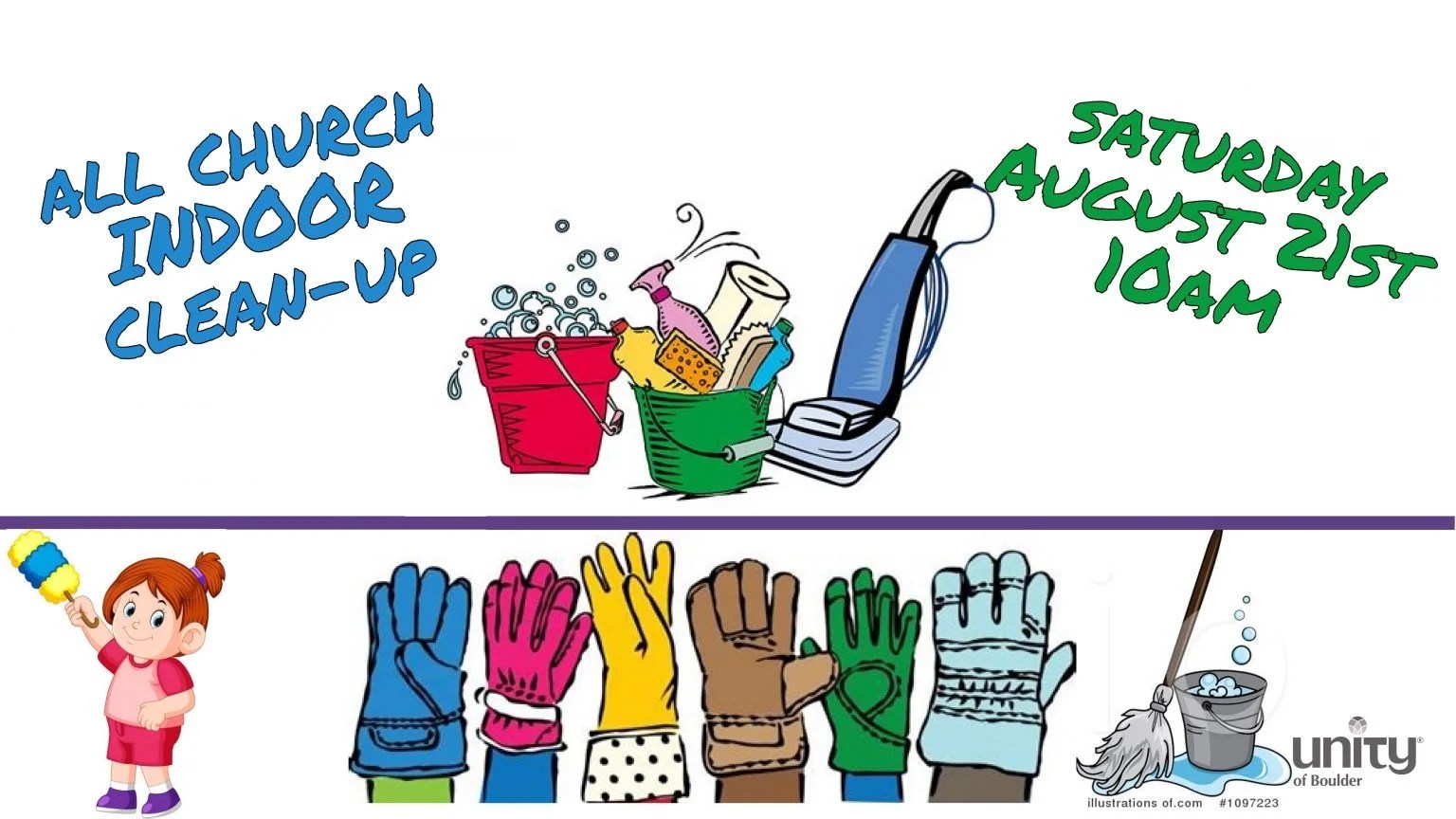 All Church Indoor CleanUp · Unity of Boulder Spiritual Community