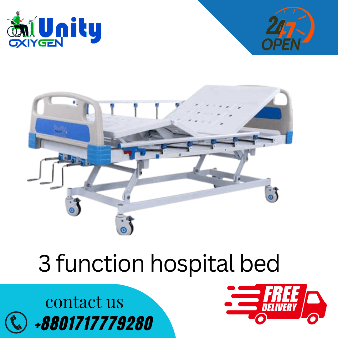 3 Function Hospital Bed Rent in Dhaka