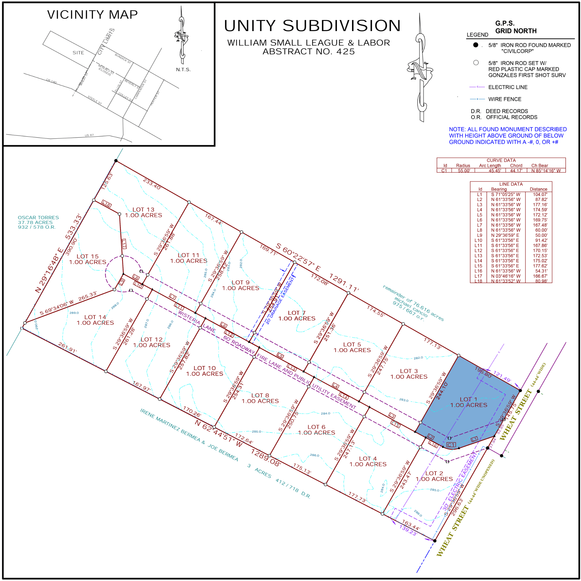 Lot 1 Unity Subdivision Smiley Texas