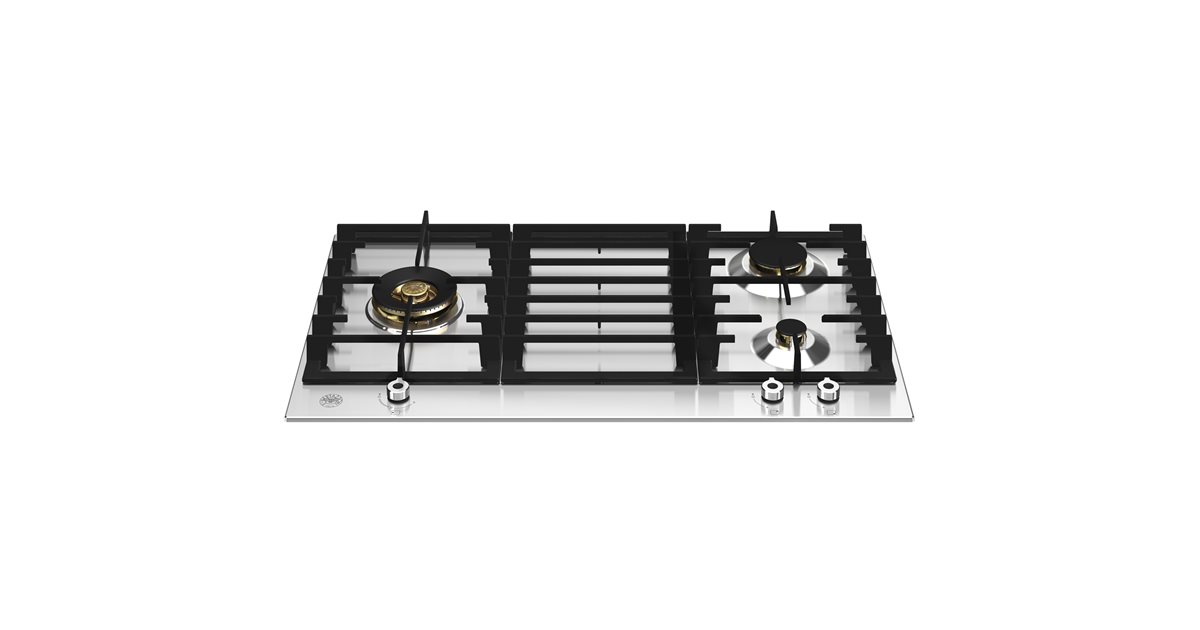 90 cm Gas hob, 3 burners Bertazzoni