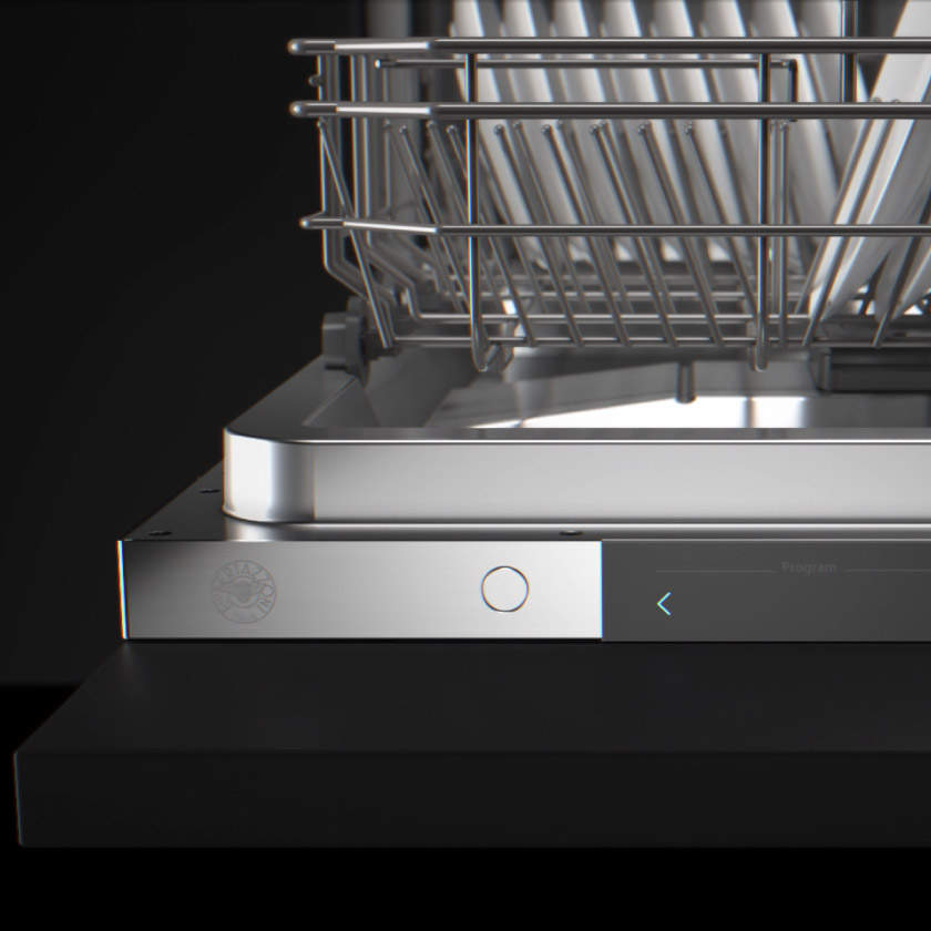 60 cm Fully Integrated Dishwasher, Sliding Door Bertazzoni