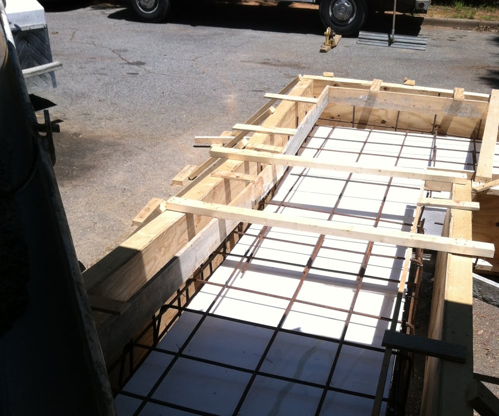 EPS 29 Geofoam for a void fill to create a handicap ramp Geofoam