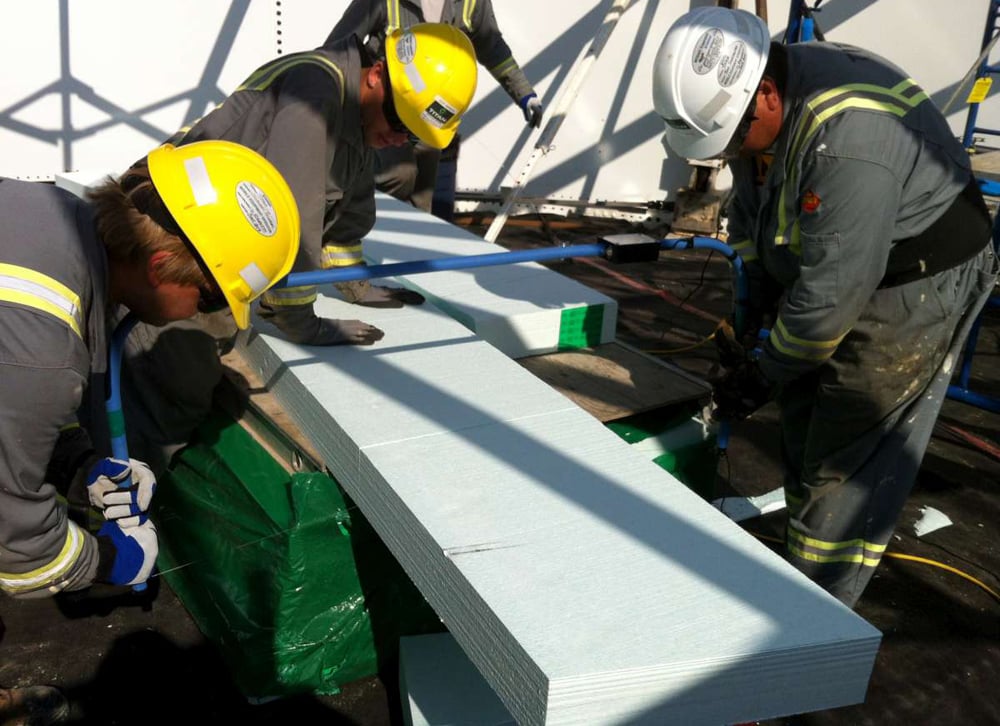 Waterproof Insulated Roof System Geofoam, Styrofoam, EPS