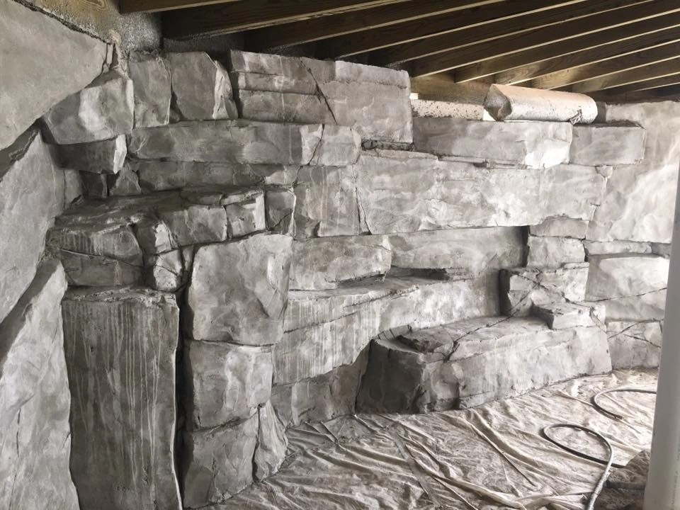 Create Rocks and Caves using EPS Foam Geofoam, Styrofoam, EPS