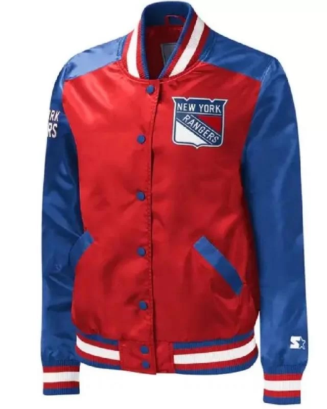 New York Rangers Legends Varsity Jacket} Universal Jacket