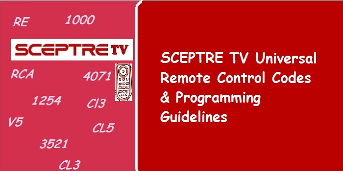 Universal Remote Codes For Sceptre TV [2024]