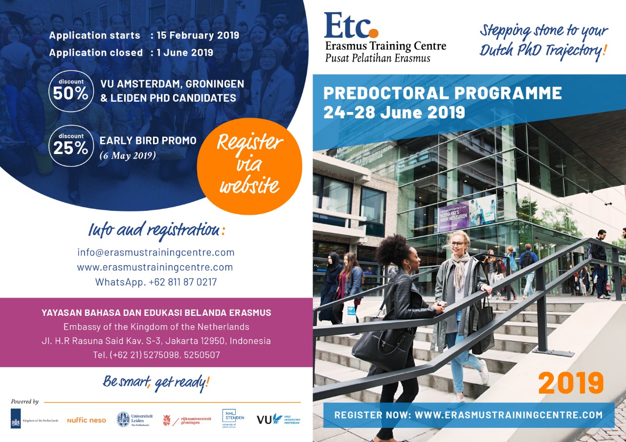 Predoctoral programme in Indonesia for future and potential Indonesian