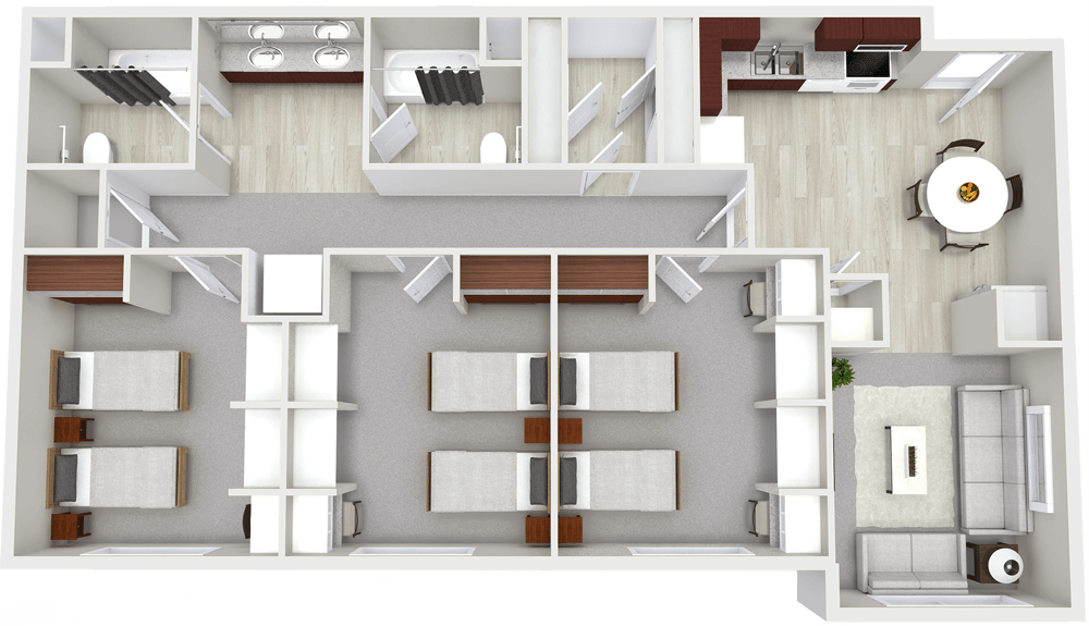 Our Floor Plans BYUI Housing University View Rexburg