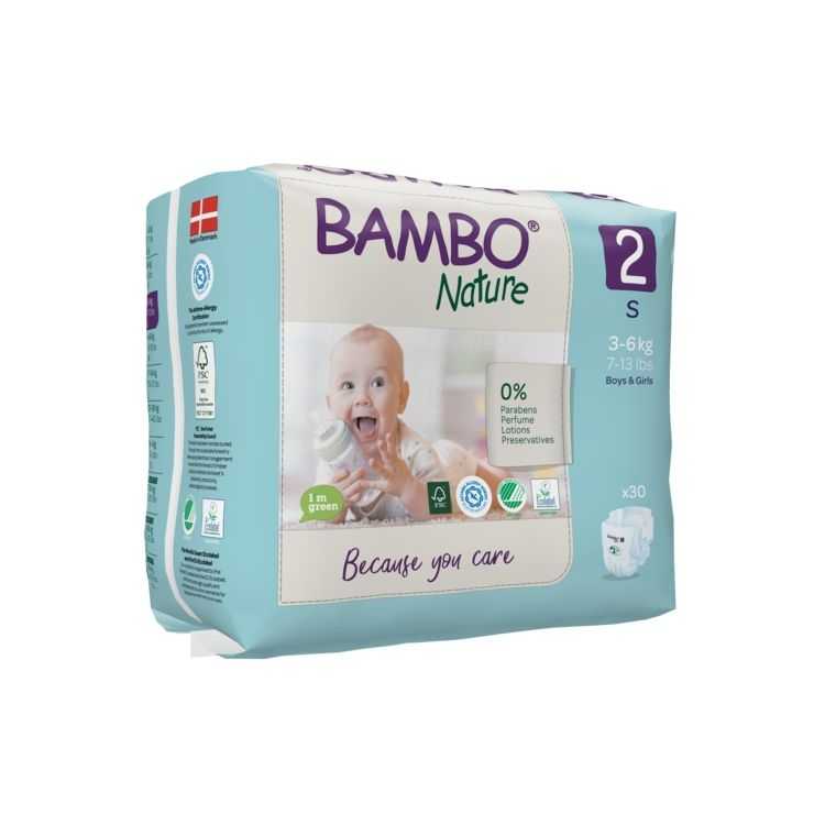 BAMBU NATURE COUCHES BEBE 2,36 KG/30 UNITES UNIVERS