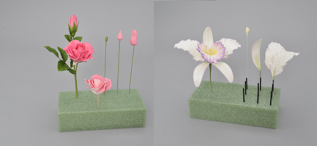 Styrofoam blocks are used by students at the International Sugar Art Styrofoam blocks are used by students at the International Sugar Art