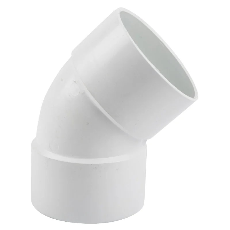 PVC Half Round Gutter Fittings Offset Bend