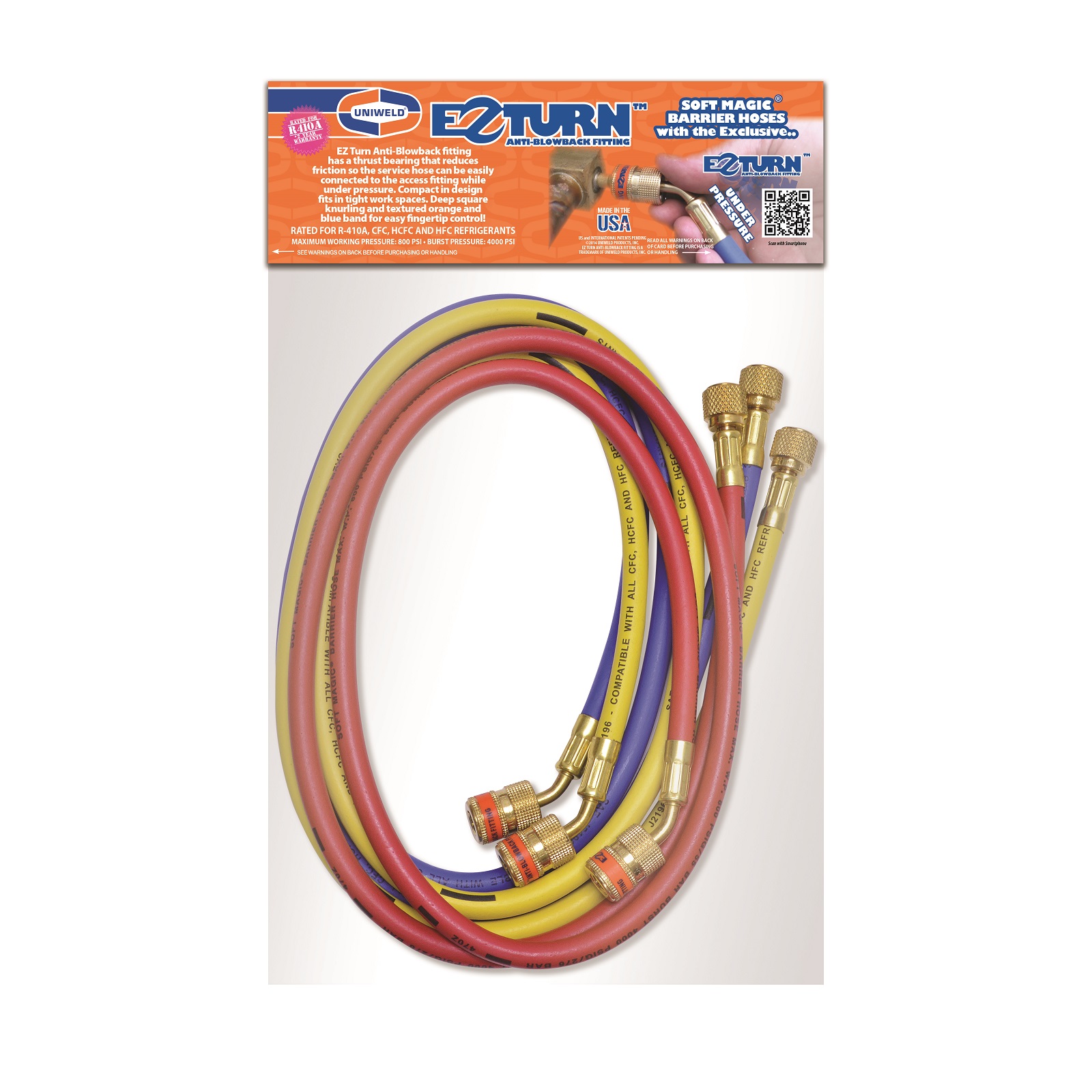 EZ Turn™ AntiBlowback Hoses Uniweld Products, Inc.