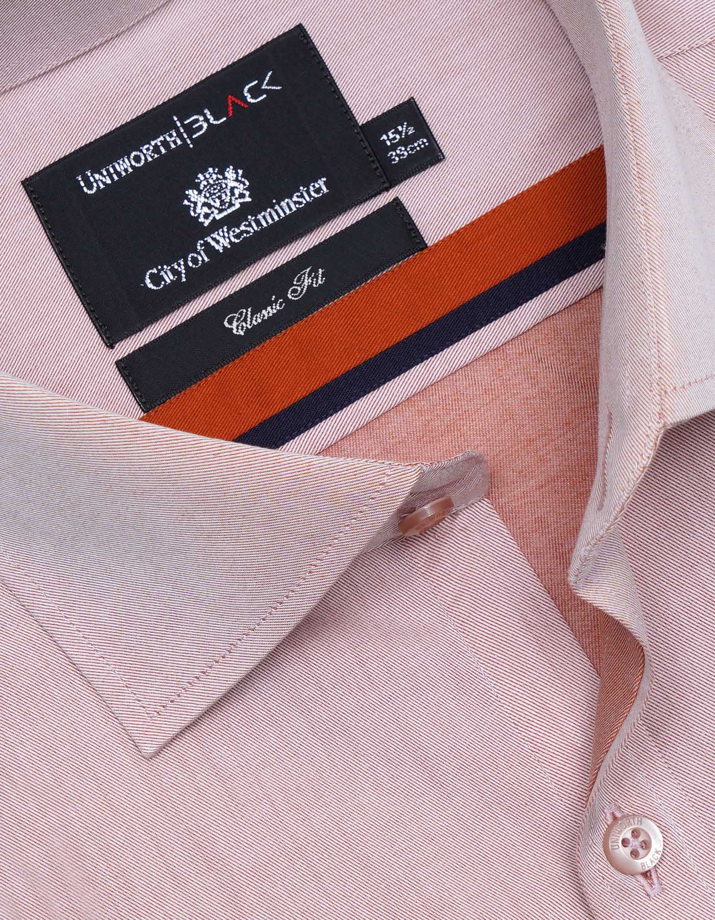 Light Rust Formal Shirt for men