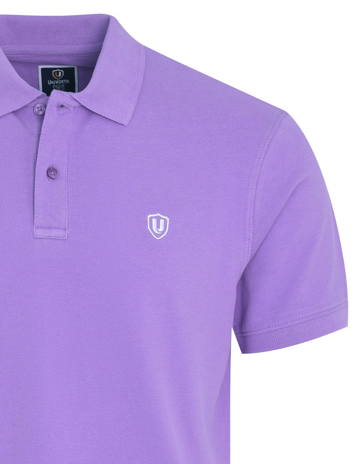 Lavender Cotton Polo Shirt