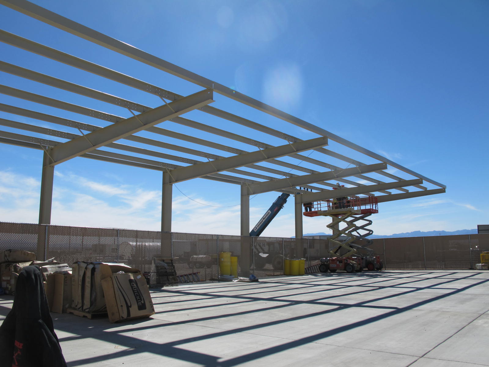 VA Parking Lot Canopy UNKS Construction