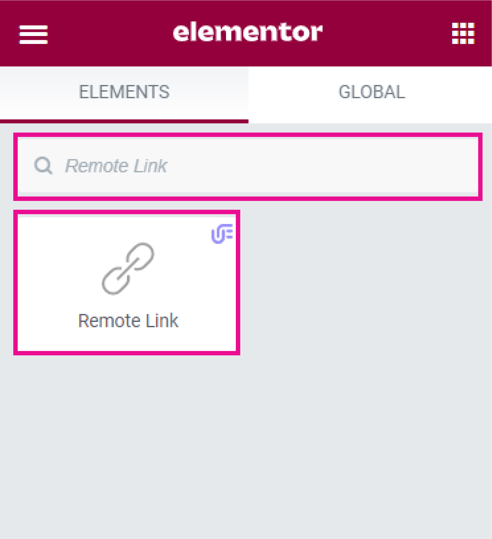 Remote Link Unlimited Elements for Elementor