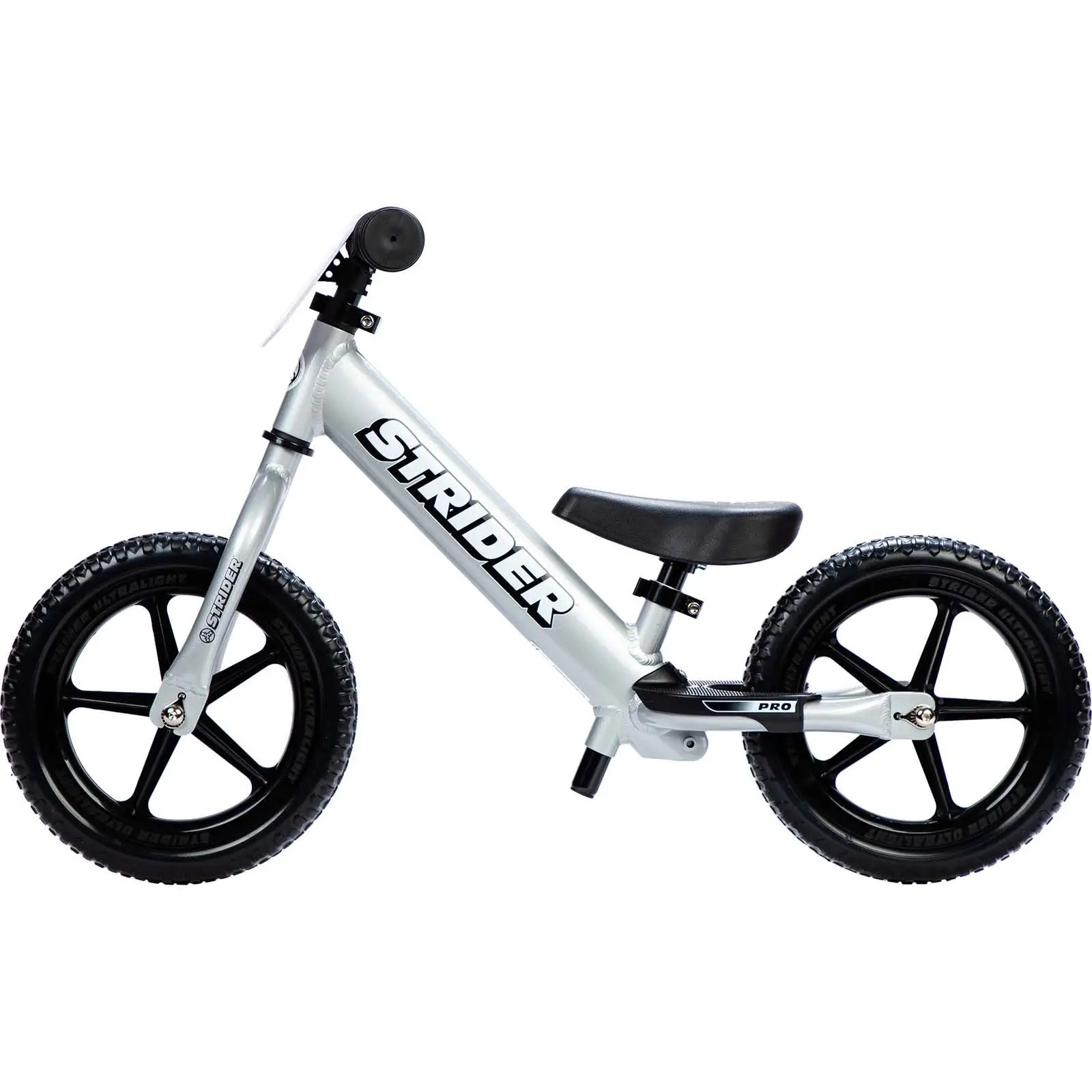 Strider 12 Pro Balance Bike Silver Unlimited Elements for Elementor