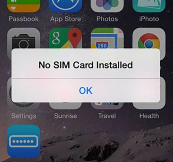 Help! I Get No SIM Card Installed iPhone 6s Message! Unlock Tools