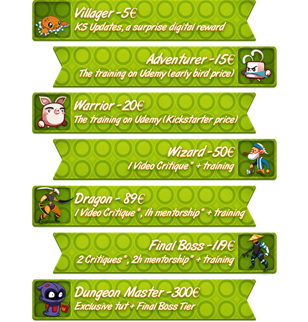 Game Art Quest Better Game Artist with Krita Got Successfully Funded!!! UnLucky Studio