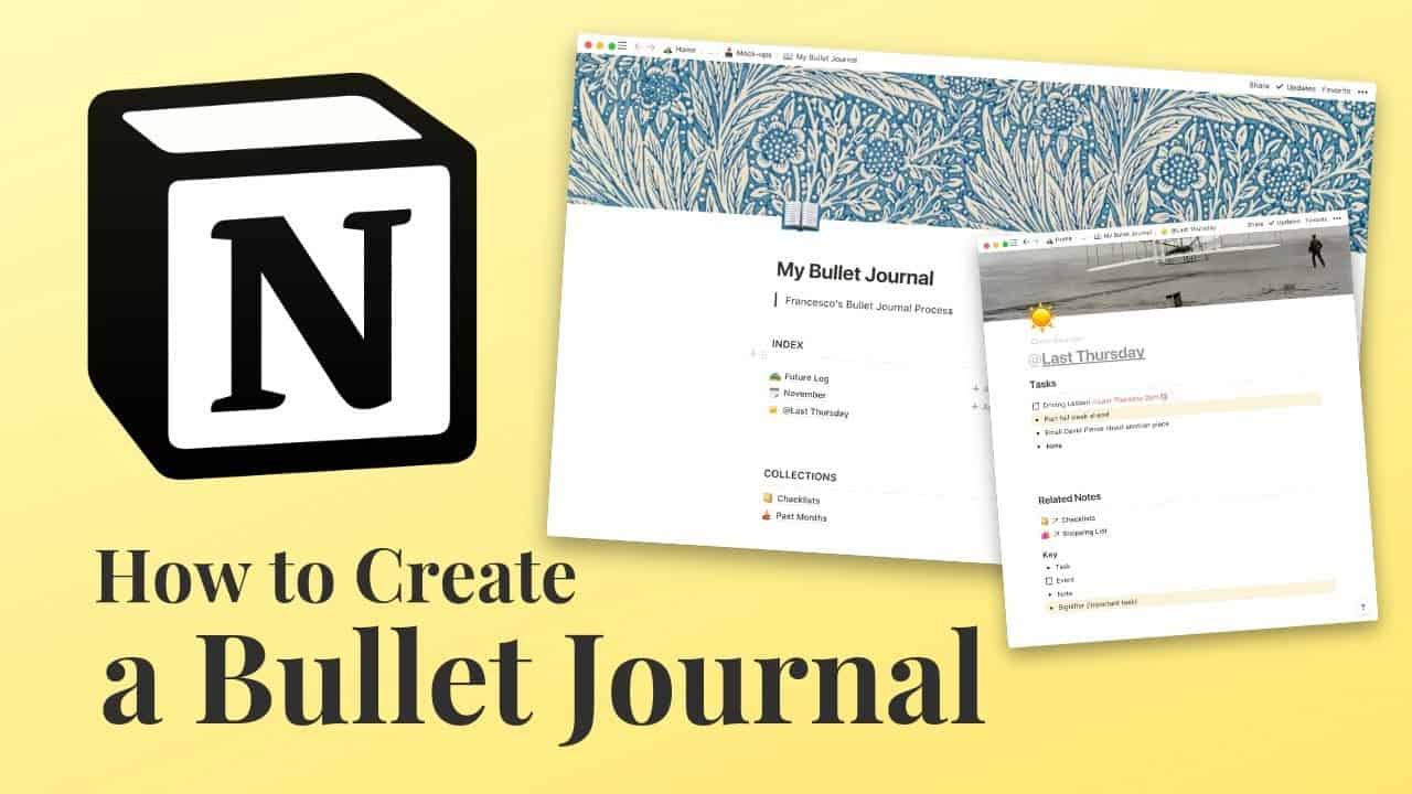 How to Create a Bullet Journal in Notion Notion VIP