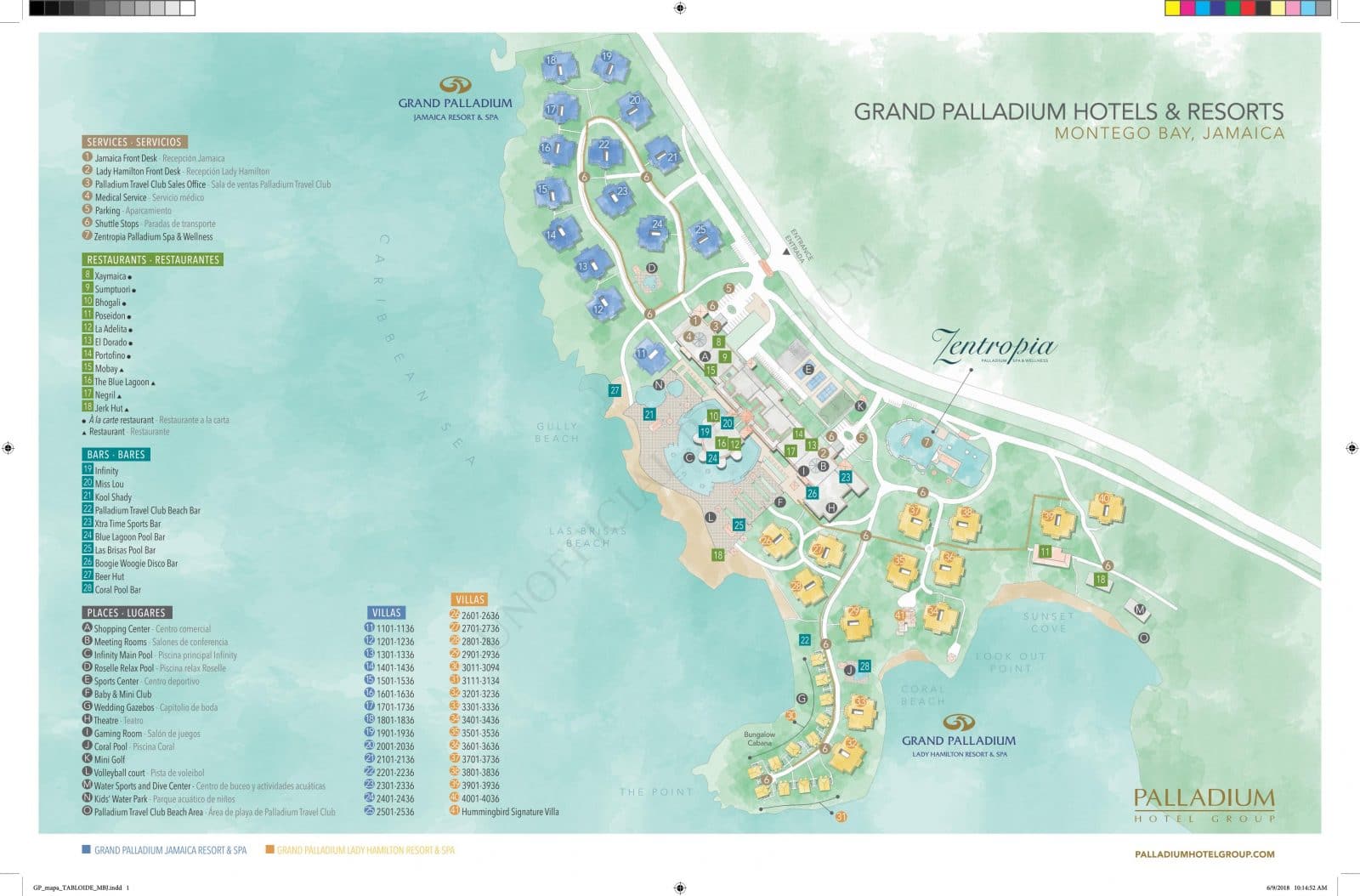 Grand Palladium Costa Mujeres Map Maps Unofficial Palladium