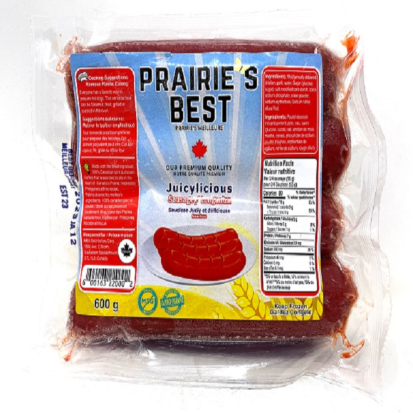 Prairie's Best Filipino Style Red Hot dogs UNO Foods & Apo Products