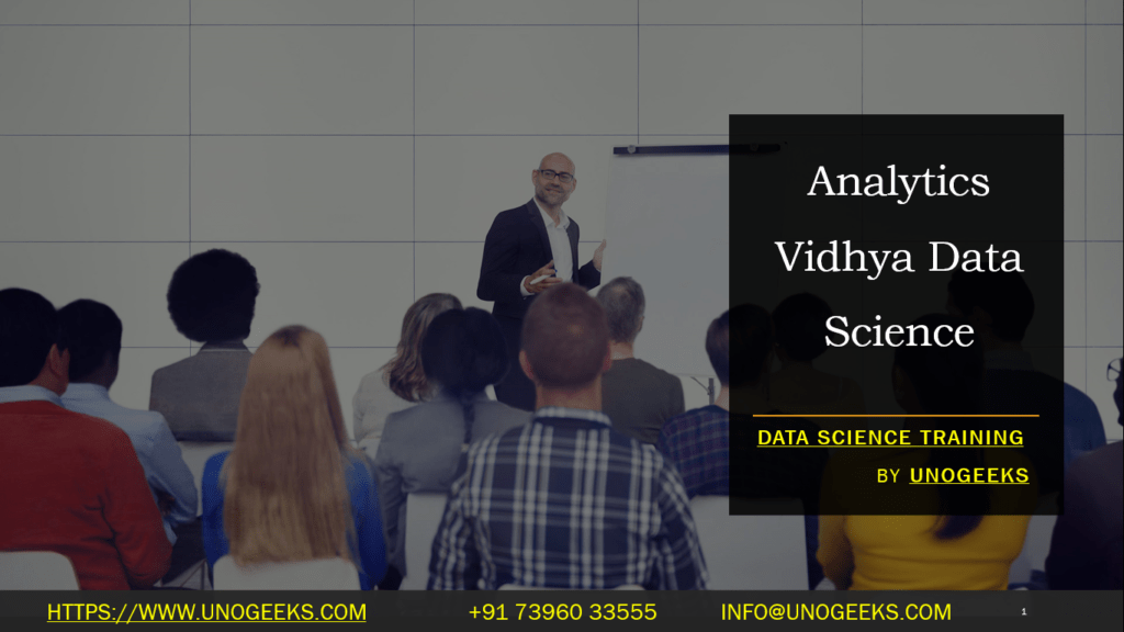 Analytics Vidhya Data Science UnoGeeks