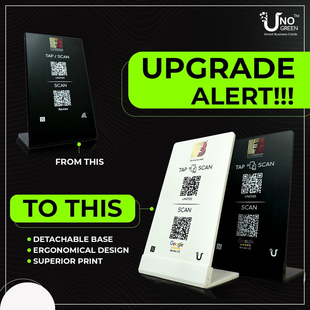 Tap Pro NFC Standee with QR Code