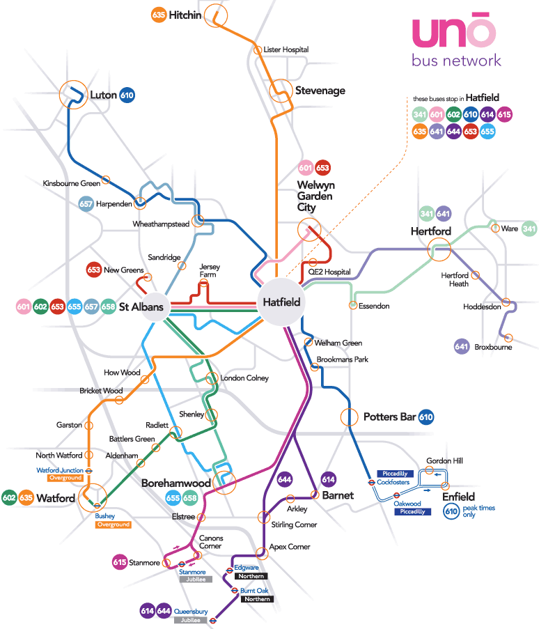 653 Bus Timetable Hatfield To Welwyn Garden City Fasci Garden