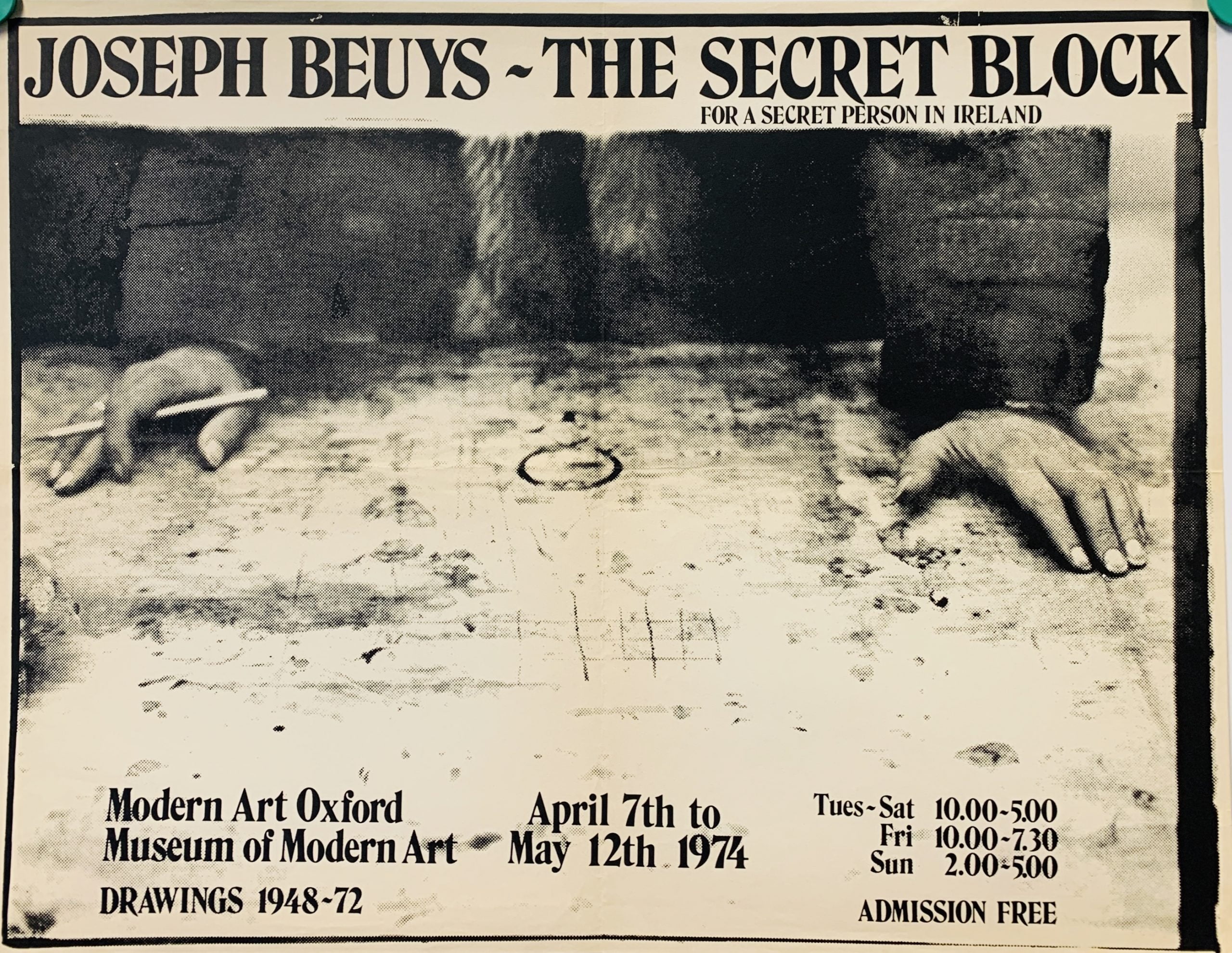 Joseph Beuys The Secret Block For A Secret Person In Ireland 1974 Unoriginal Sins