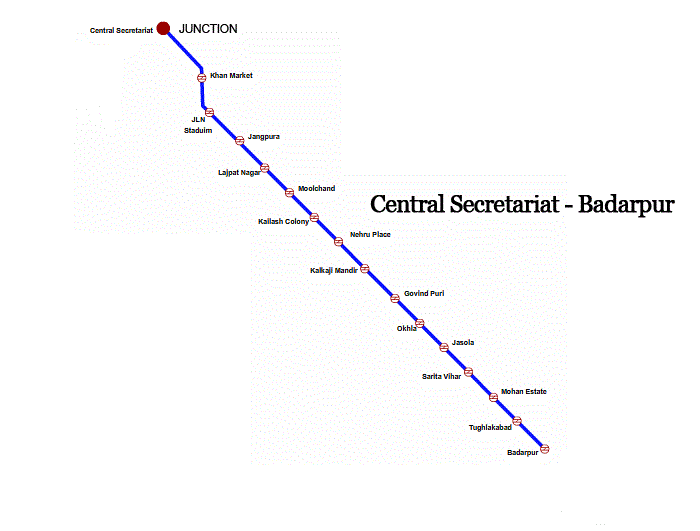 Delhi Metro Purple Line Route Delhi Metro Navigator By Unosolution Datasystem | "Metronavi"