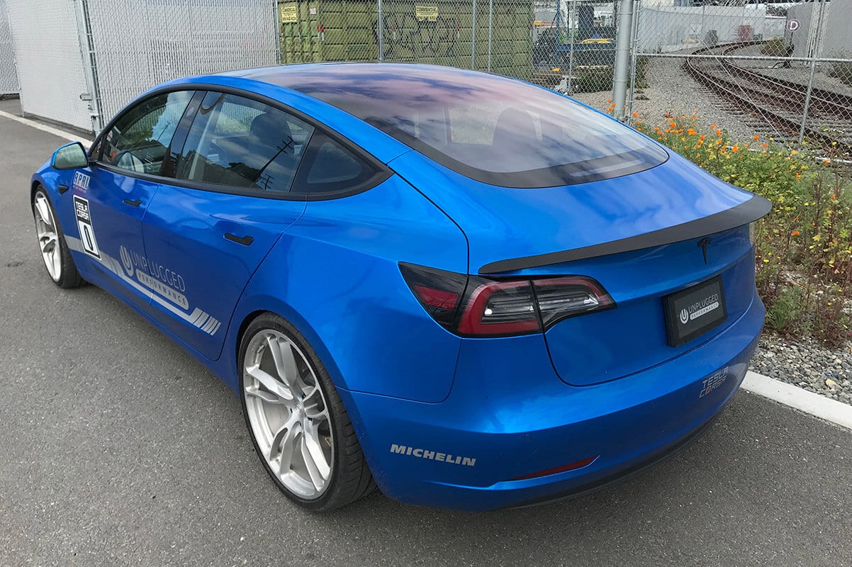High Efficiency Trunk Spoiler for Tesla Model 3 Unplugged Performance