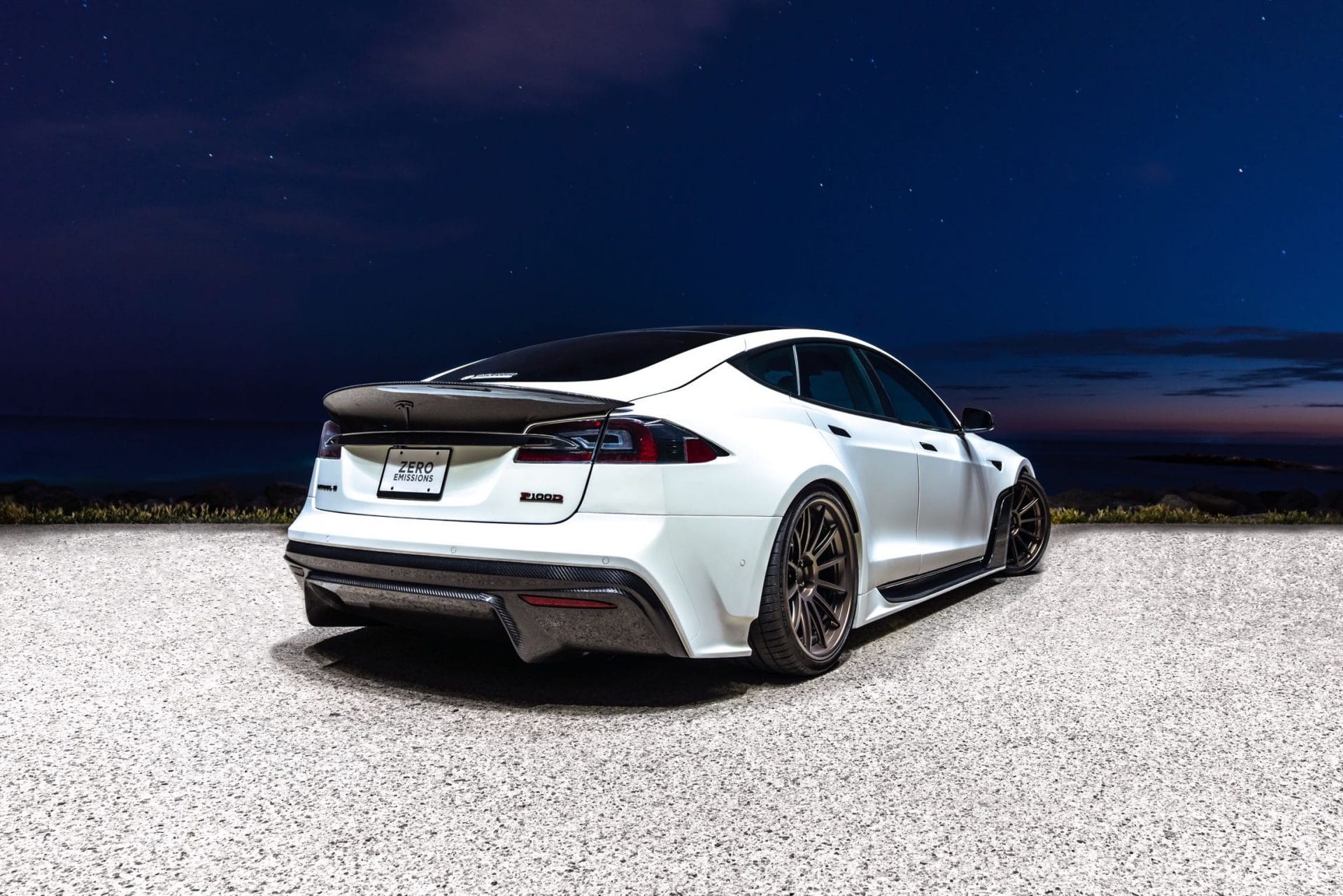 SAPEX Widebody Kit 19piece Dry Carbon Widebody Package for Tesla