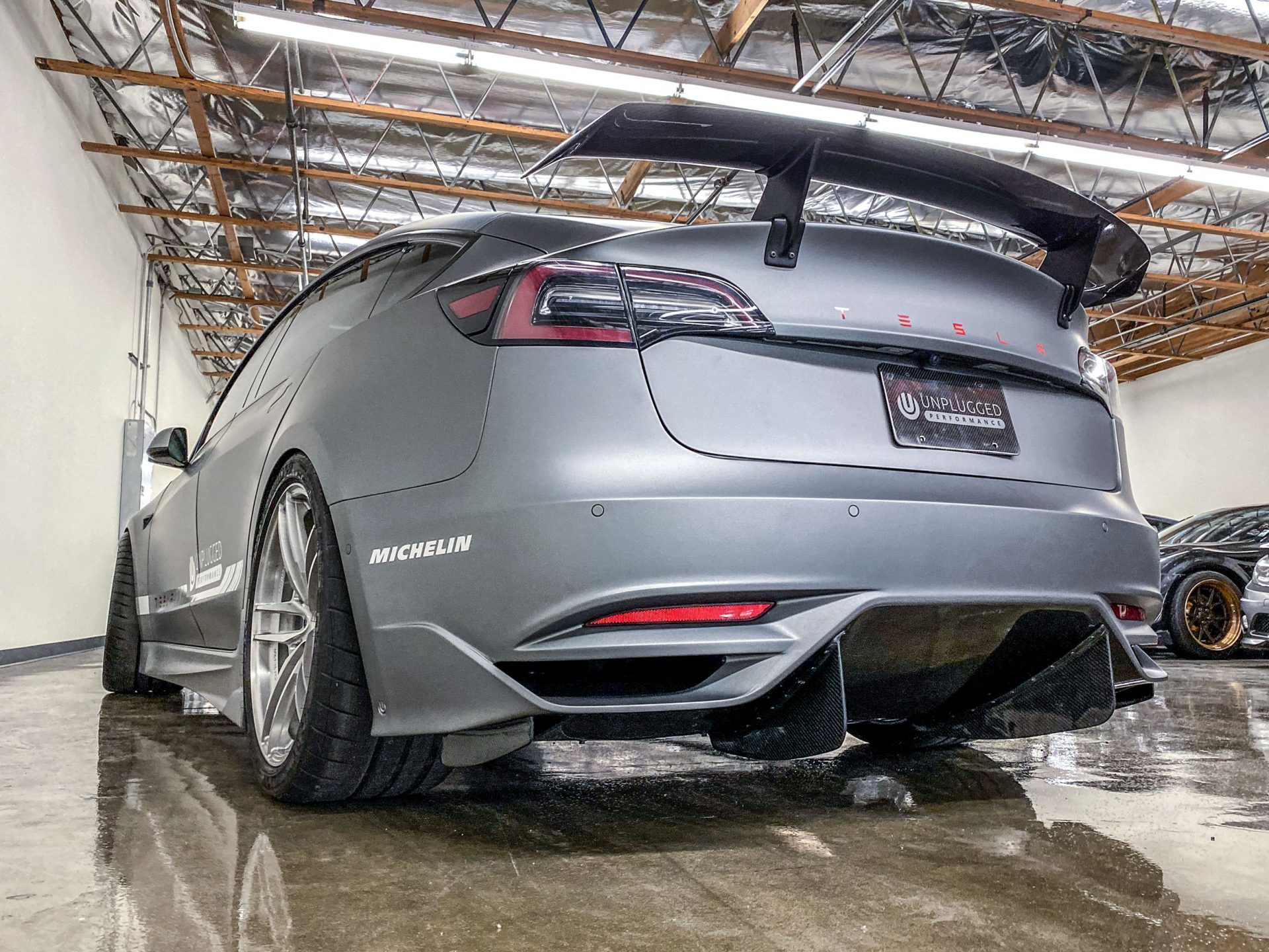 Ascension Rear Bumper and Diffuser System for Tesla Model 3 Unplugged