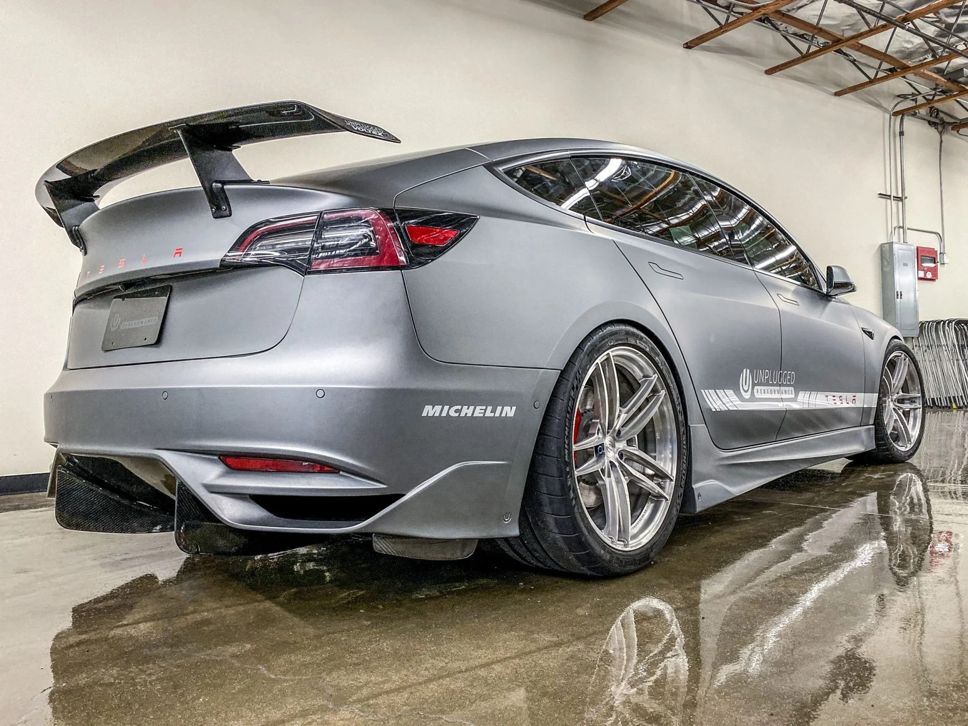 Ascension Rear Bumper and Diffuser System for Tesla Model 3 Unplugged