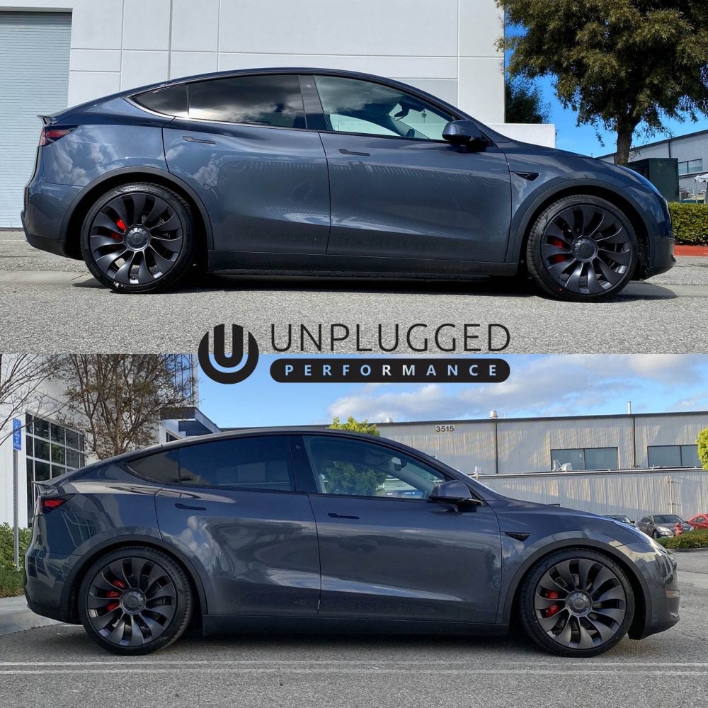 Unplugged Performance Dual Rate Linear Lowering Springs Tesla Model Y