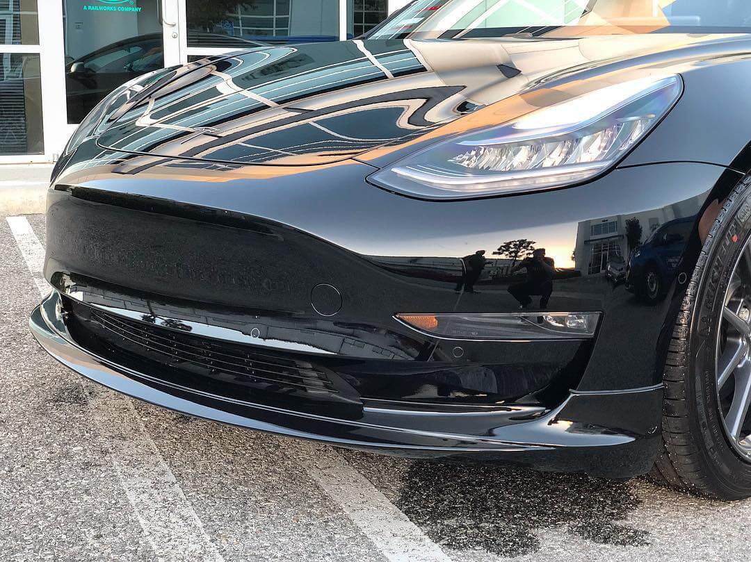 Front Lip Spoiler for Tesla Model 3 Unplugged Performance