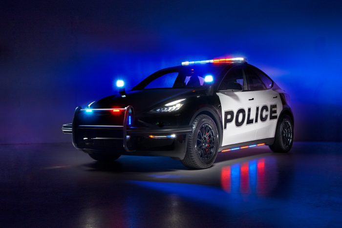 Upfit tesla model y police ev