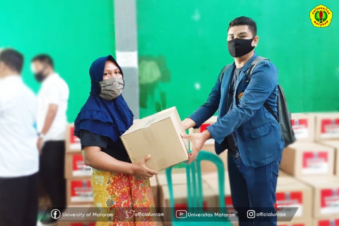 Kkn Kebencanaan Covid 19 Wujud Dharma Bakti Unram Pada Masyarakat Ditengah Pandemi Universitas Mataram