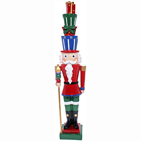 Buy Nutcracker Gift Stack 51cm online from Unreal Christmas Trees