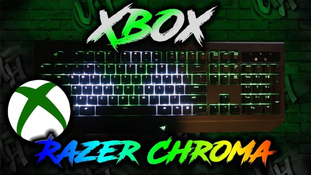 Xbox Logo Razer Keyboard Synapse 3 lighting design UnrealHero
