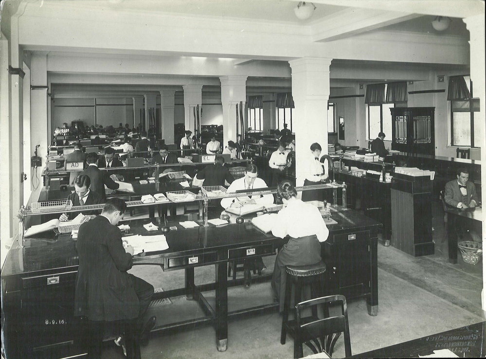 Commonwealth Bank Head Office cnr Pitt Street & Martin Place General Banking Department on