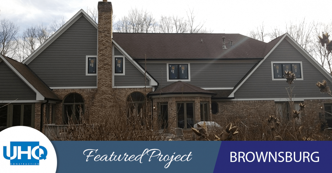 Brownsburg, IN James Hardie Siding Job UHQ Construction